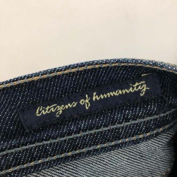 COH 26x35 Elson Straight Leg Jeans 0624 citizens of humanity dark blue - Picture 6 of 12